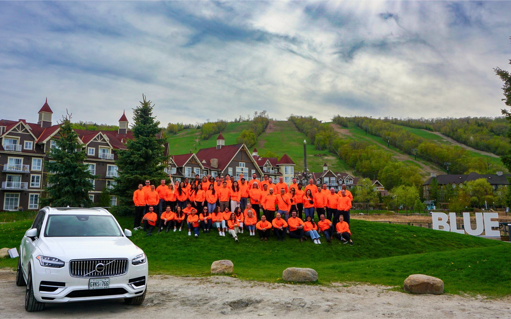 Volvo Cars Canada team retreat at Blue Mountain